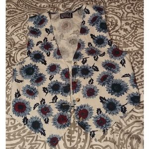 QUIZZ New York Floral Vest